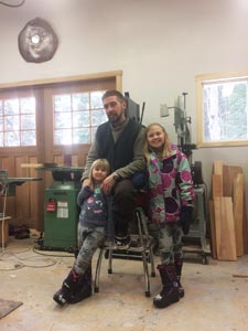 Owner Shane Patterson of Rubus Woodworks