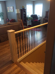 Rubus Woodworks Stair railing - after