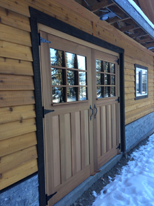 Rubus Woodworks Custom carriage doors