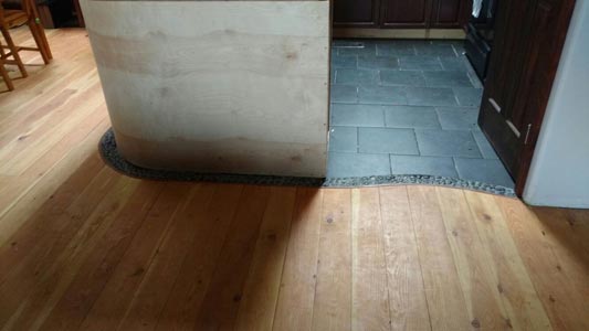 Rubus Woodworks Curved flooring installation